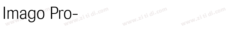 Imago Pro字体转换
